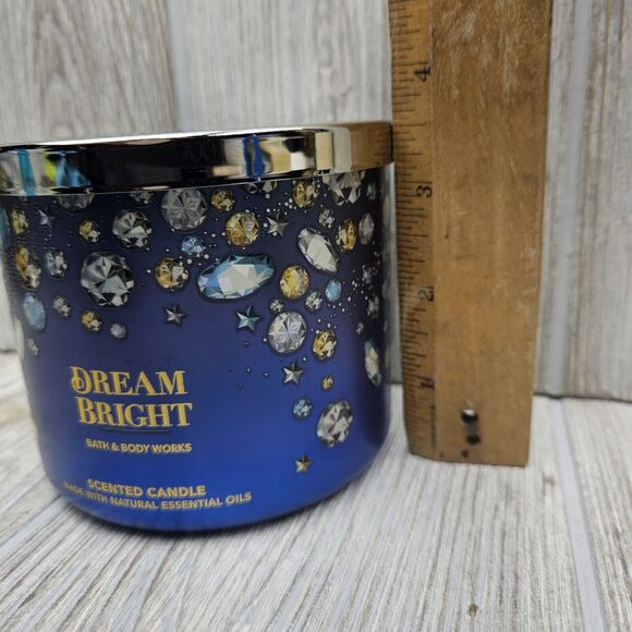 Bath & Body Works DREAM BRIGHT Scented Candle 3 Wick 14.5 oz Fruit Floral NEW - Picture 7 of 7